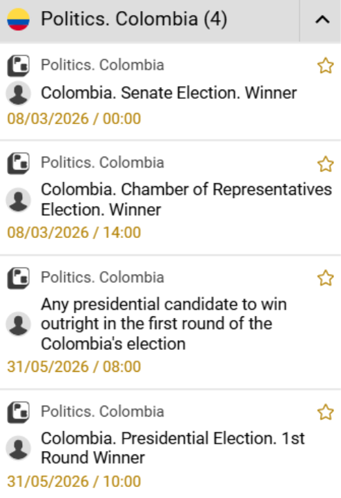 apuestas elecciones colombia melbet