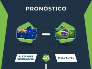 Pronóstico combate Alexander Volkanovski vs Diego Lopes - UFC 325 (01/02/26)