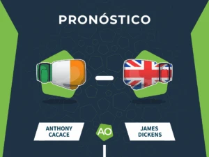 Pronóstico combate Anthony Cacace vs James Dickens (14/03/26)