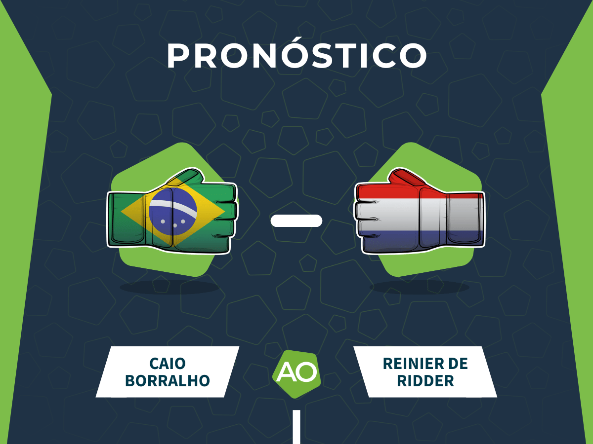 Pron&oacute;stico combate Caio Borralho vs Reinier de Ridder - UFC 326 (08/03/26)