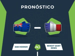 Pronóstico combate Dan Hooker vs Benoit Saint Denis - UFC 325 (01/02/26)