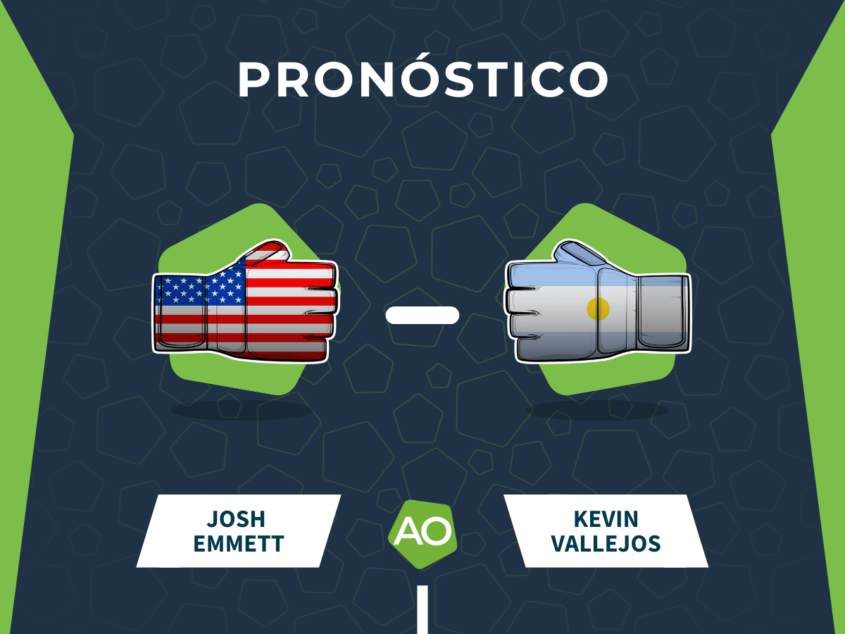 Pron&oacute;stico combate Josh Emmett vs Kevin Vallejos - UFC Fight Night (15/03/26)