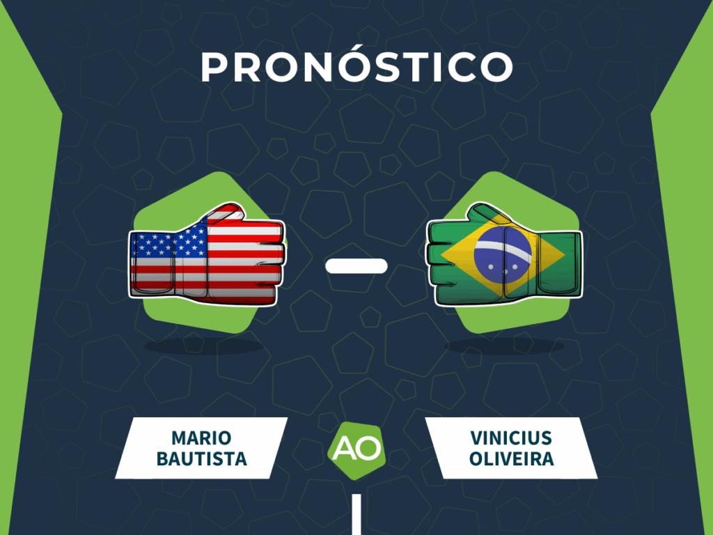 Pronóstico combate Mario Bautista vs Vinicius Oliveira - UFC Fight Night (08/02/26)