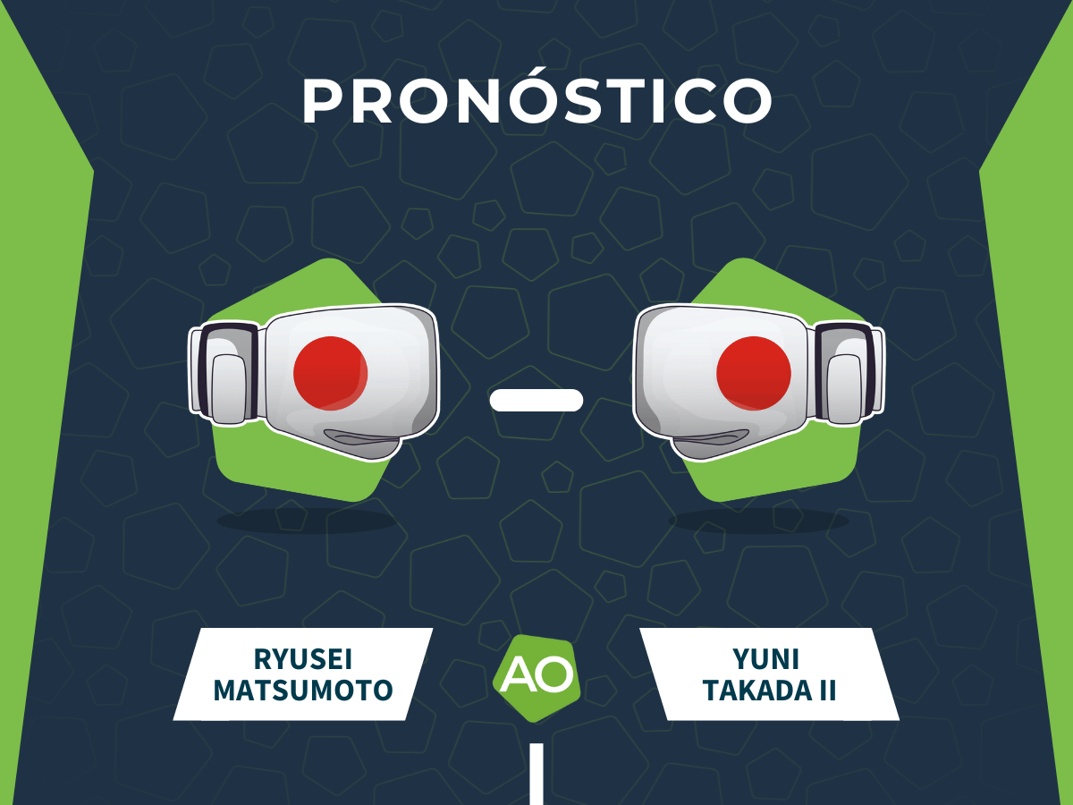 Pron&oacute;stico combate Ryusei Matsumoto vs Yuni Takada II (15/03/26)