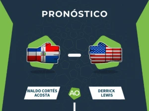 Pronóstico combate Waldo Cortés Acosta vs Derrick Lewis - UFC 324 (25/01/26)