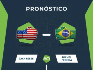 Pronóstico combate Zach Reese vs Michel Pereira - UFC Fight Night (22/02/26)