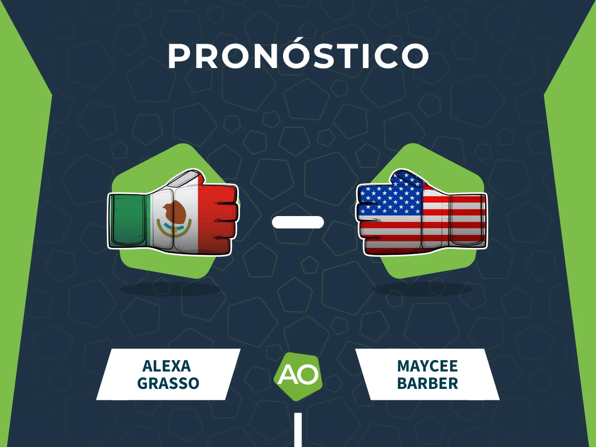 Pron&oacute;stico combate Alexa Grasso vs Maycee Barber - UFC Fight Night (29/03/26)