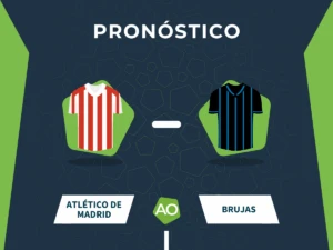 Pronostico Atlético de Madrid vs Brujas - Champions League 2025/26