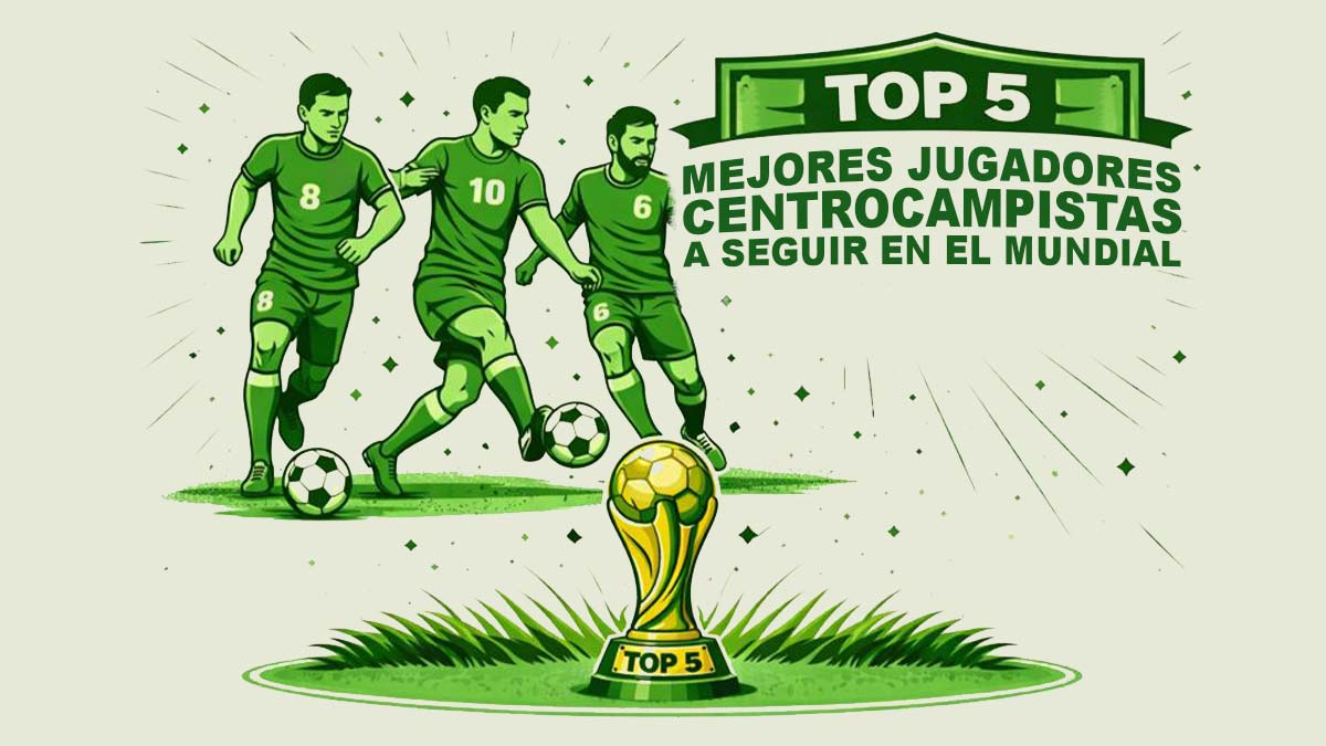 Imagen top 5 mejores jugadores mediocentros o centrocampistas a seguir en el mundial imagen destacada