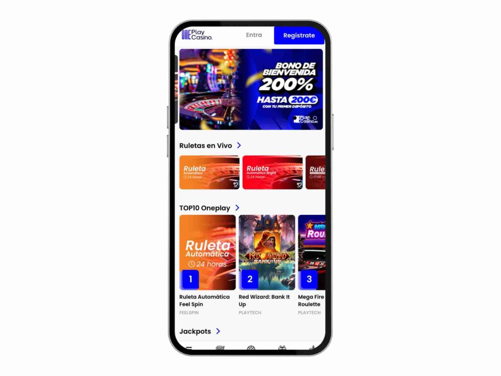 one play casino vista previa movil 2