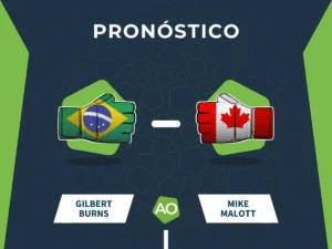 pronostico gilbert burns vs mike malott 19/04/26