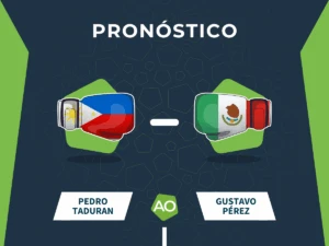 Pronóstico de la pelea entre Pedro Taduran vs Gustavo Pérez (03/04/26)
