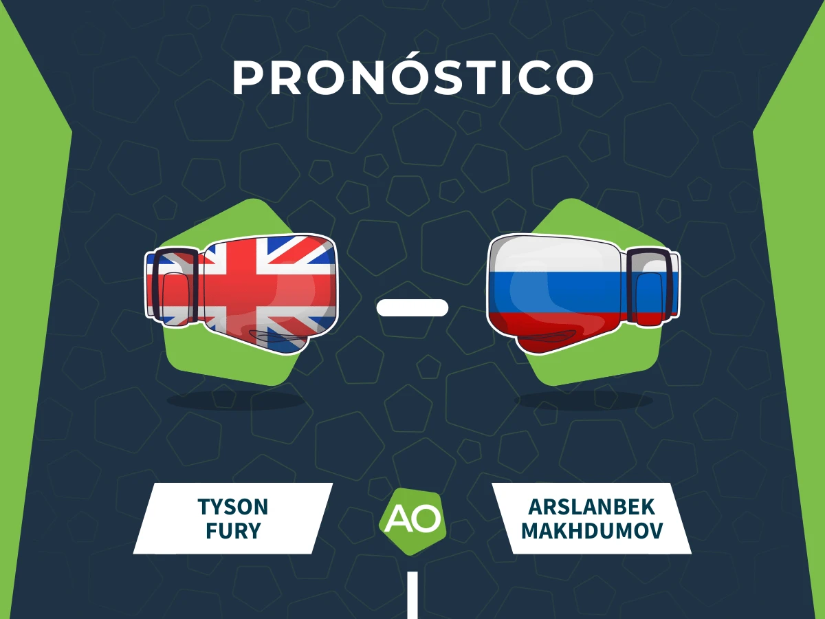 Pron&oacute;stico de la pelea Tyson Fury vs Arslanbek Makhdumov (11/04/26)