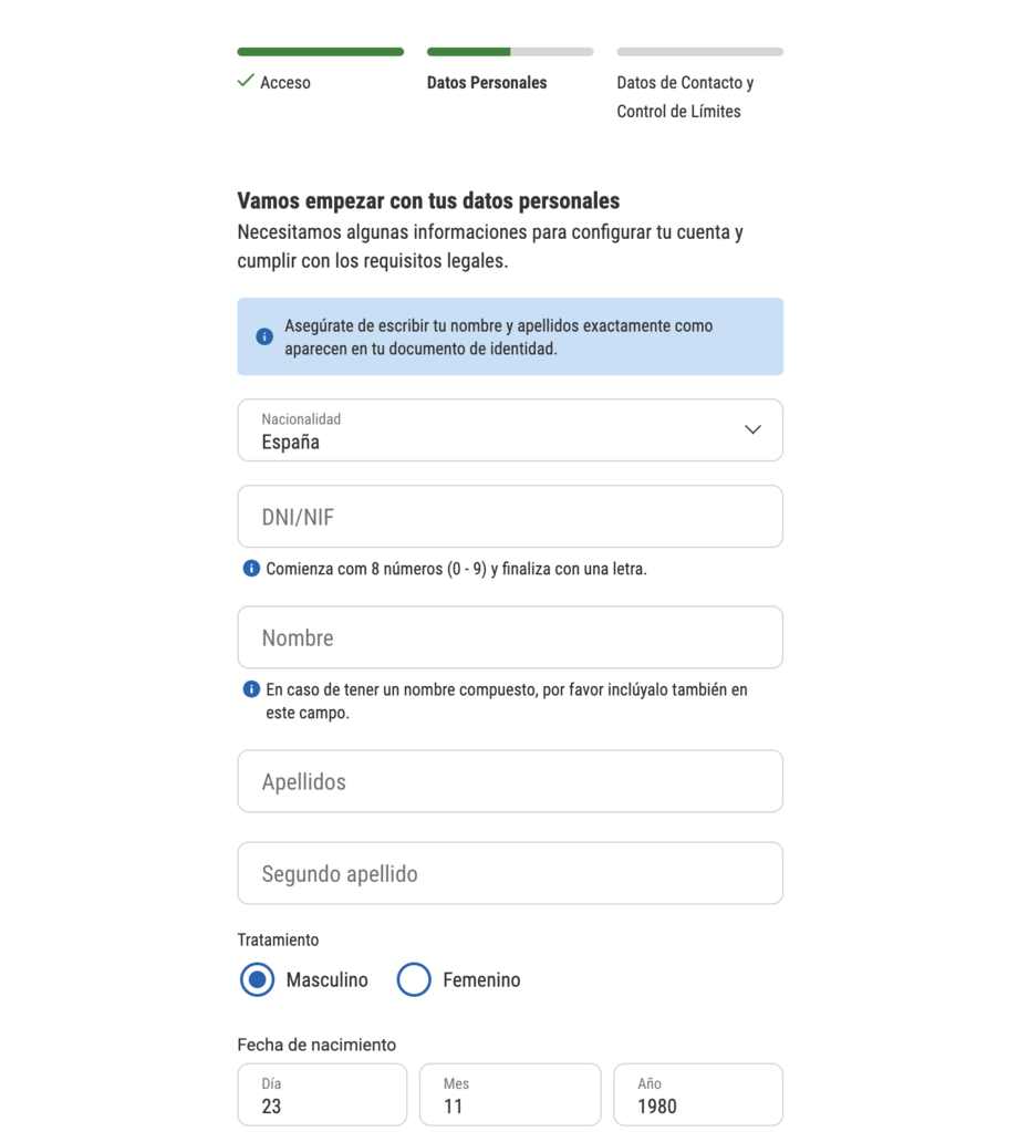 registro bwin paso 1