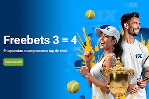 Captura para elemento step vertical - Promo Freebets 3 = 4 de tenis para 1xBet Espa&ntilde;a