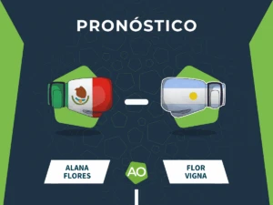 Pronóstico de la pelea entre Alana Flores vs Flor Vigna el 26/04/26