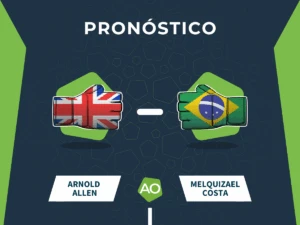 pronostico arnold allen vs melquizael costa 17/05/26
