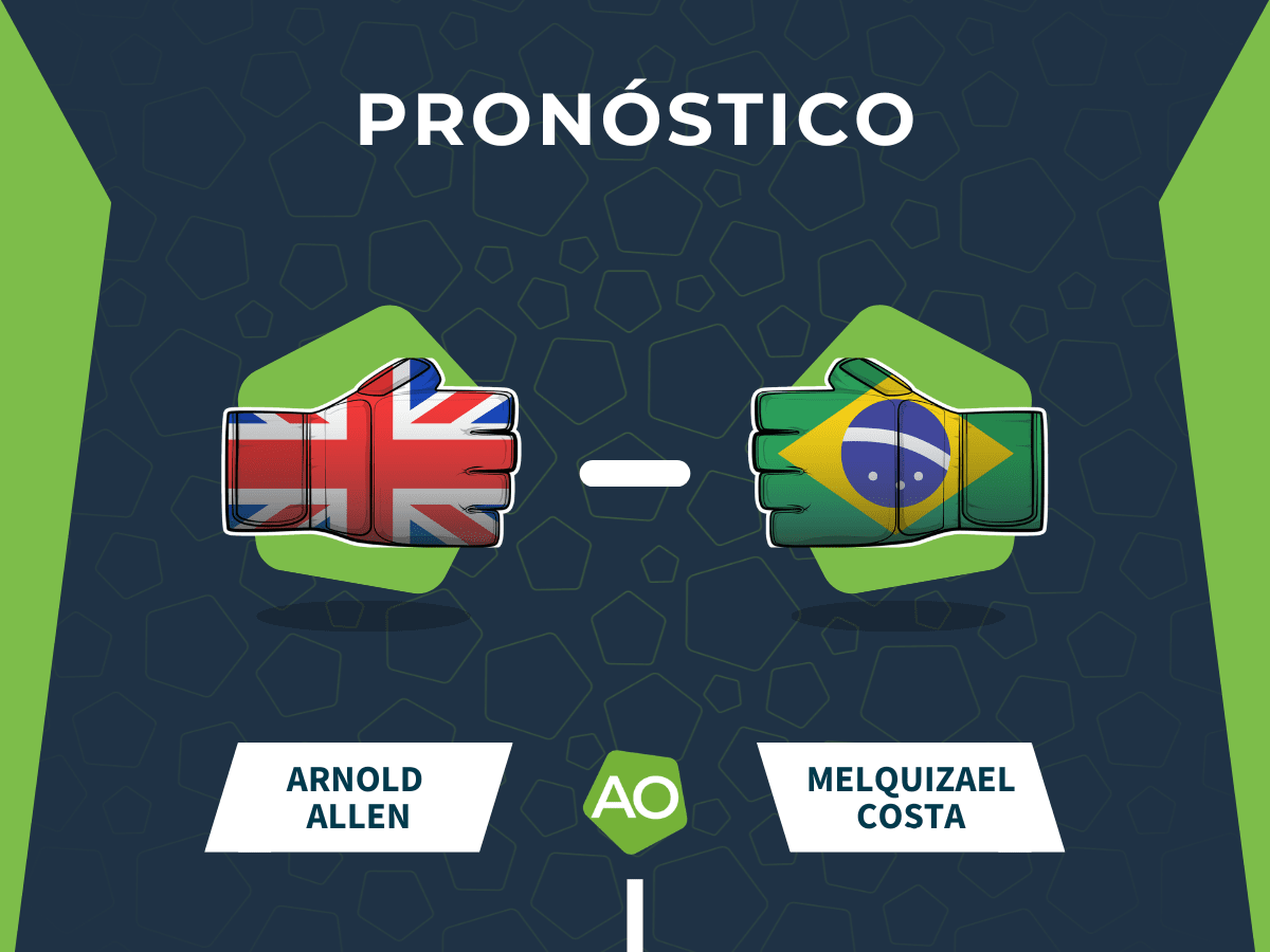 pronostico arnold allen vs melquizael costa 17/05/26