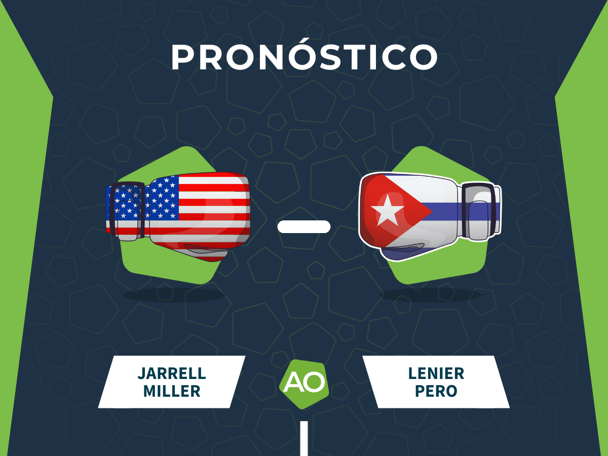 Pronóstico de la pelea entre Jarrell Miller y Lenier Pero el 25/04/26