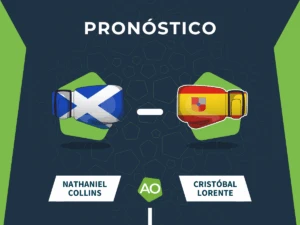 Pronóstico de la pelea entre Nathaniel Collins y Cristóbal Lorente el día 17/04/26