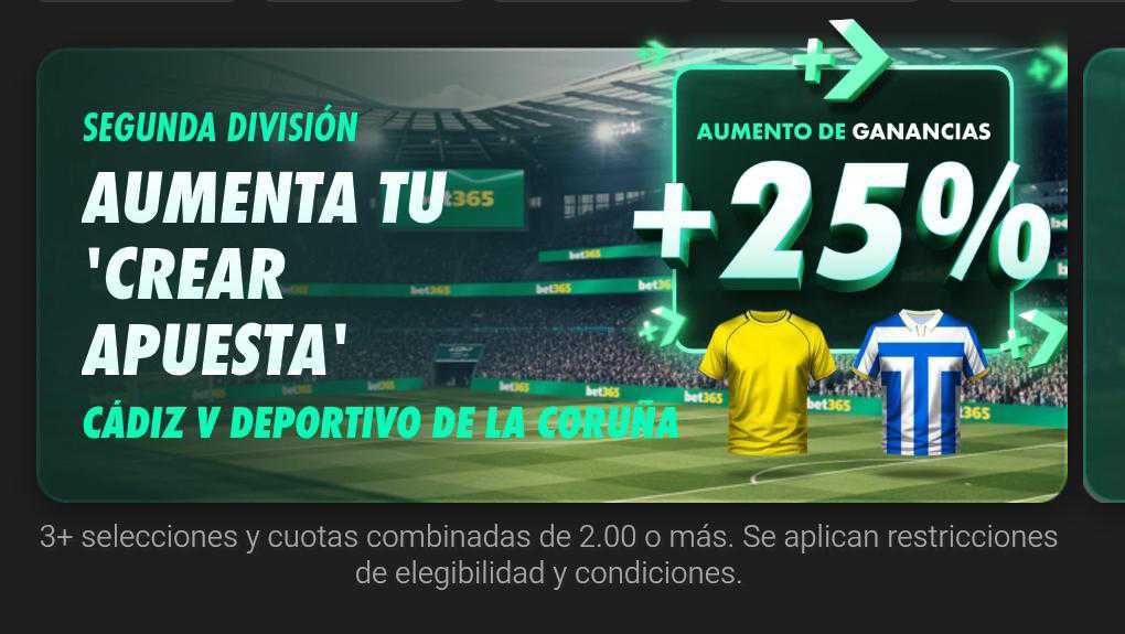 Imagen aumento crear apuesta bet365