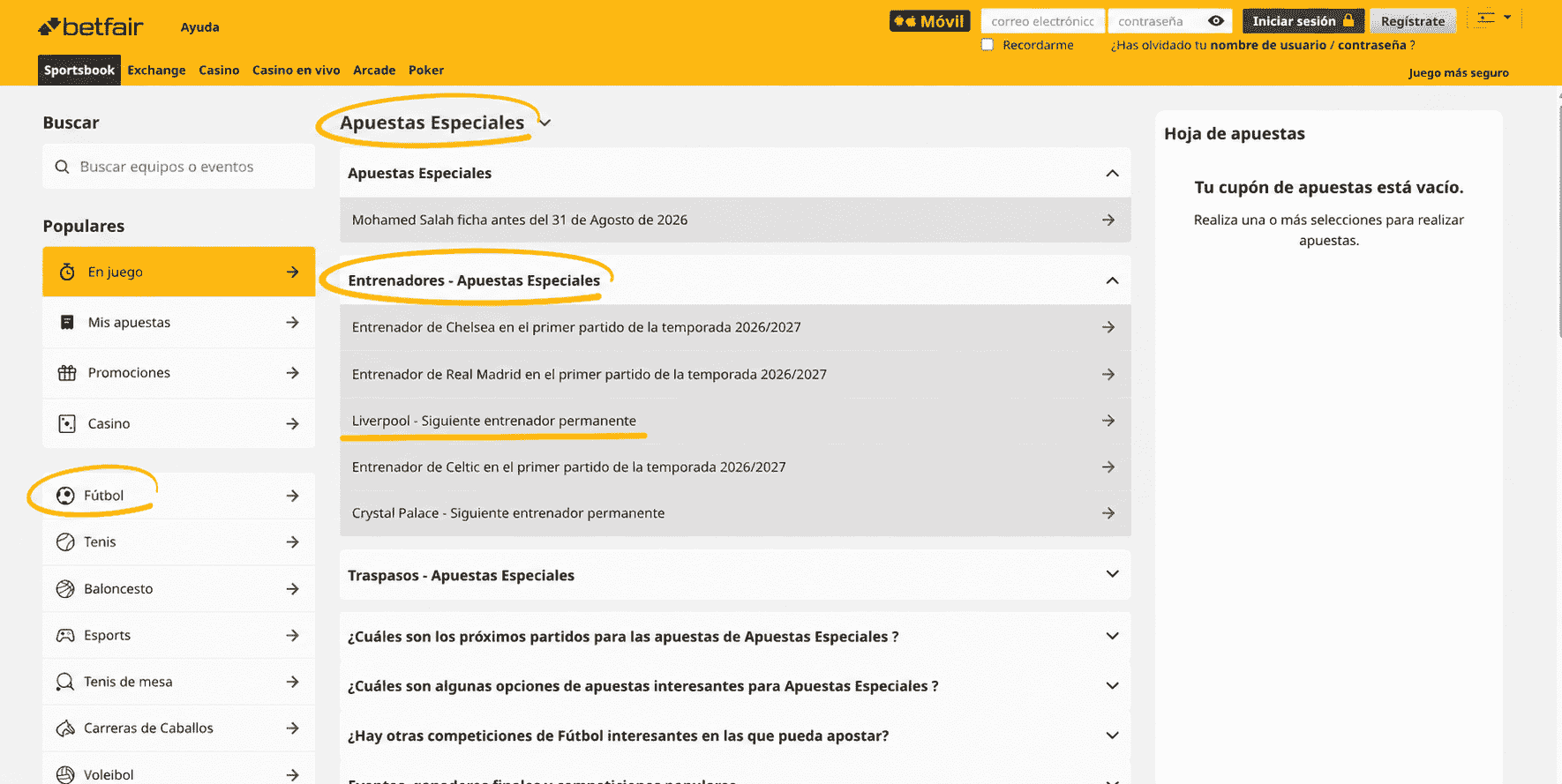 apuestas proximo entrenador liverpool