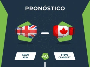 Pronóstico de la pelea entre Adam Azim y Steve Claggett el día 30/05/26