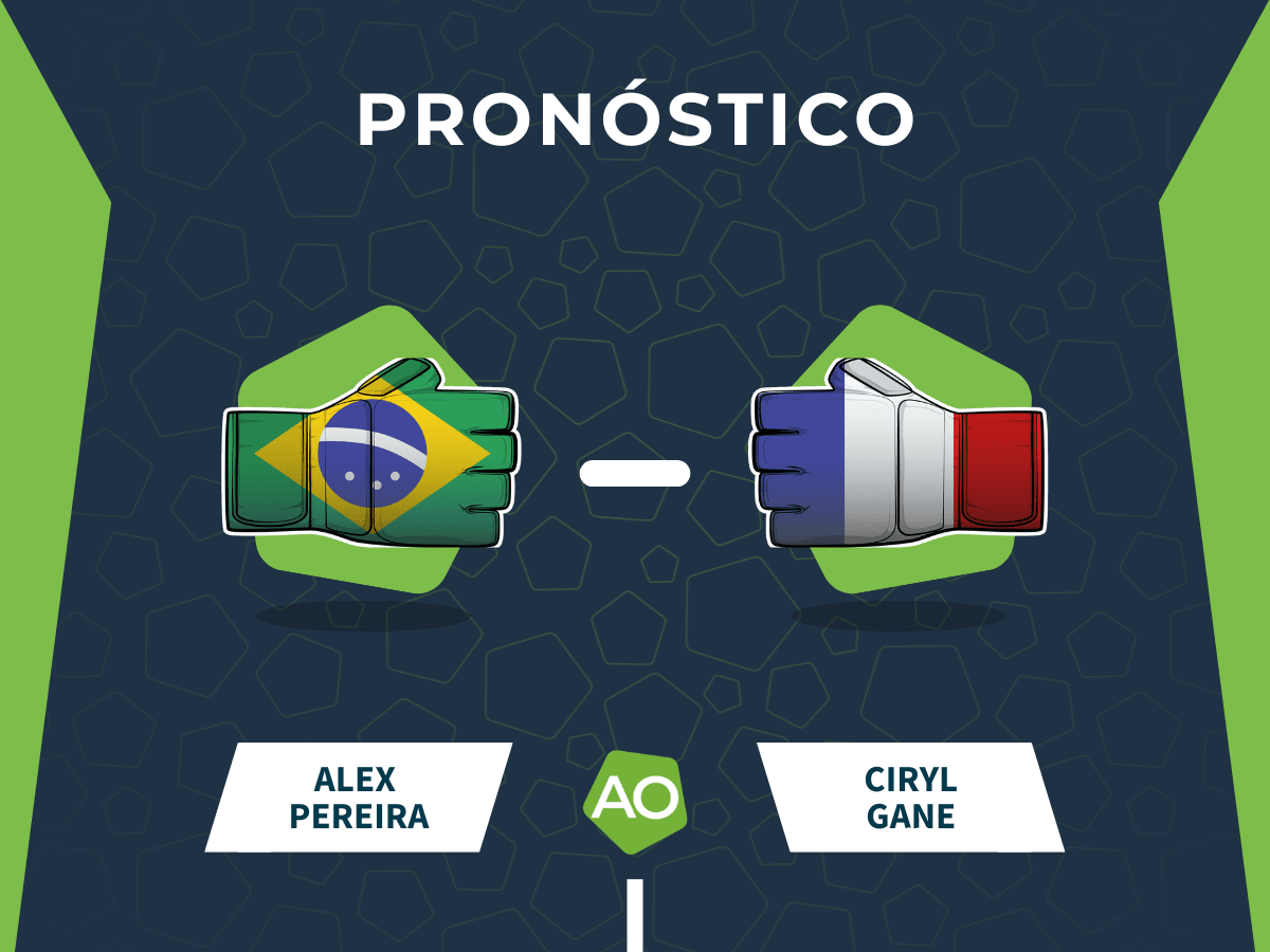 pronostico alex pereira vs ciryl gane 15/06/26