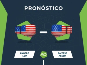Pronóstico de la pelea entre Angelo Leo y Ra'eese Aleem el día 09/05/2026