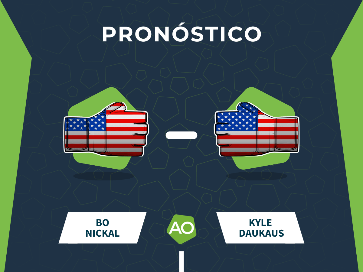 pronostico bo nickal vs kyle daukaus 15/06/26