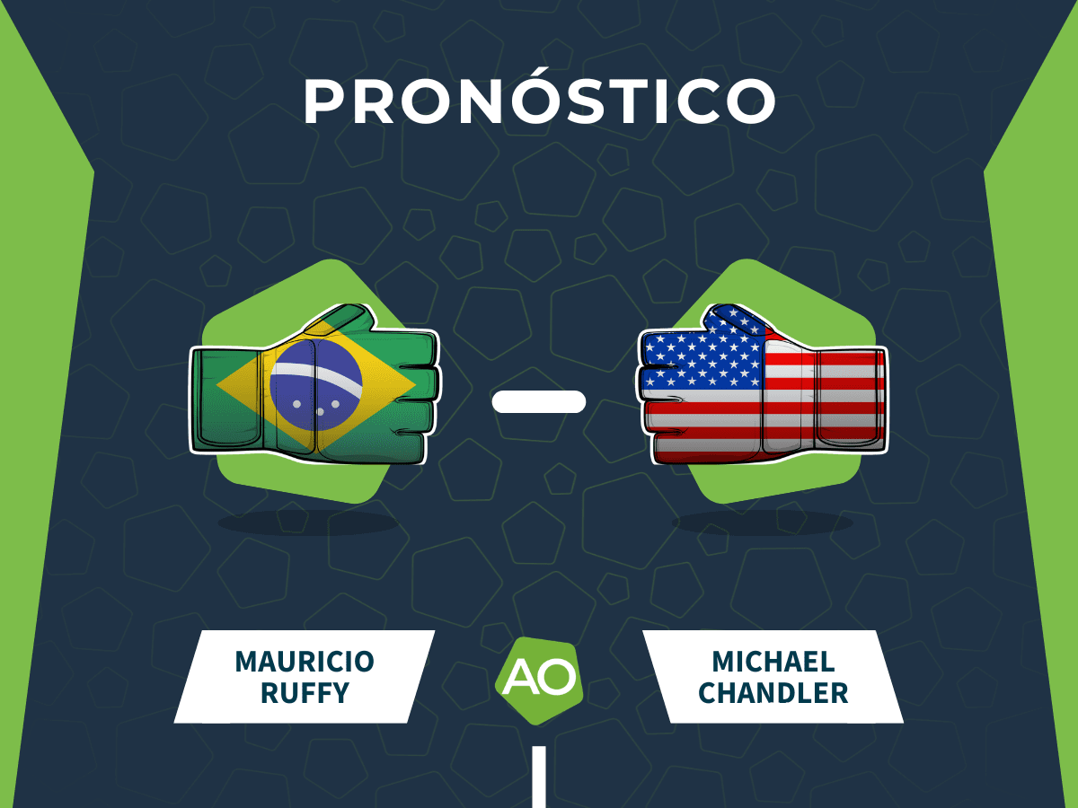 pronostico mauricio ruffy vs michael chandler 15/06/26