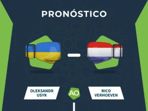 Pronóstico de la pelea entre Oleksandr Usyk y Rico Verhoeven el día 23/05/26