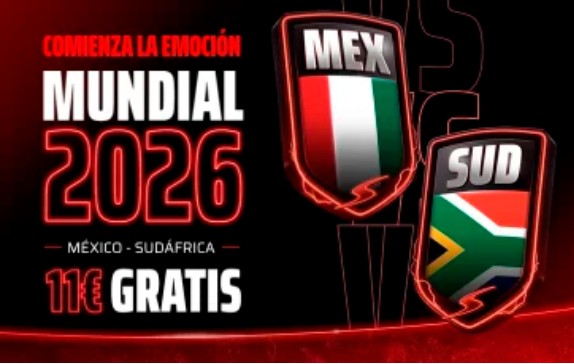 11 euros gratis Sportium Mexico Sudadrica Mundial
