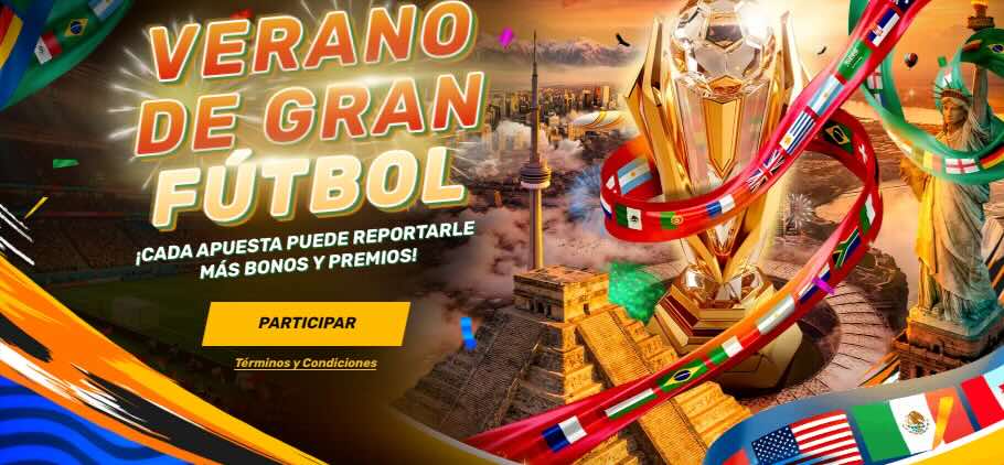 Imagen promo Verano de gran futbol de Melbet - Mundial 2026
