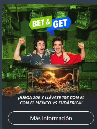 Oferta Codere M&eacute;xico Sud&aacute;frica Mundial