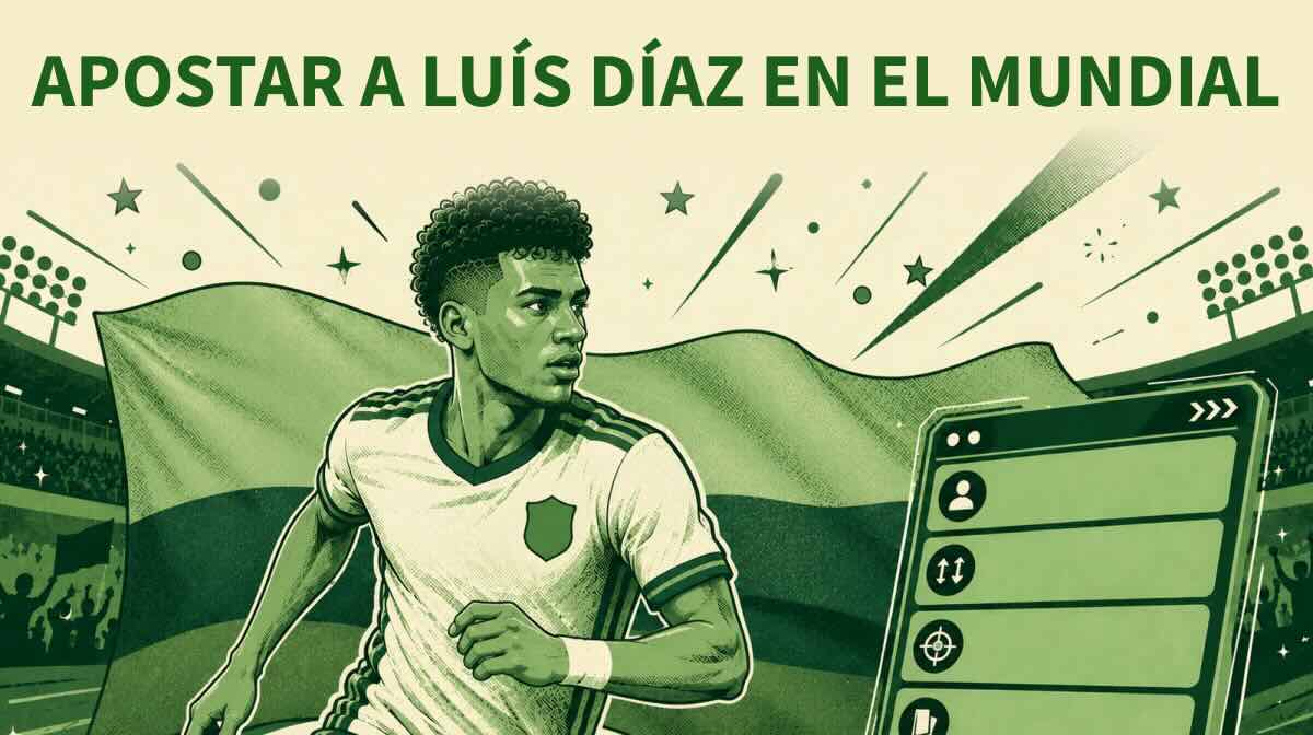 Imagen de post de blog sobre opciones de apuestas a Luís Díaz en el Mundial 2026
