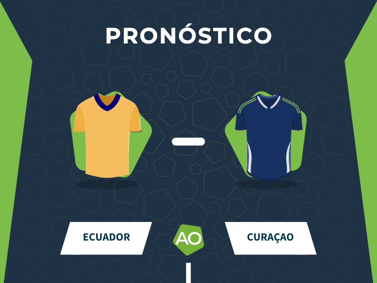 Imagen destacada del pron&oacute;stico entre Ecuador y Curazao