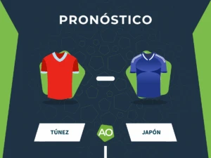Imagen destacada del pronóstico entre Túnez y Japón