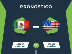 Pronóstico de la pelea entre Arturo Cardenas y Jordan Martínez el día 13/06/26 en USA.