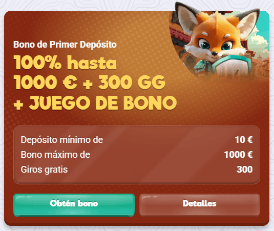 Bono de bienvenida de SafeCasino