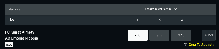 Imagen elemento pasos - crear apuestas con Betbuilder en DAZN Bet 3