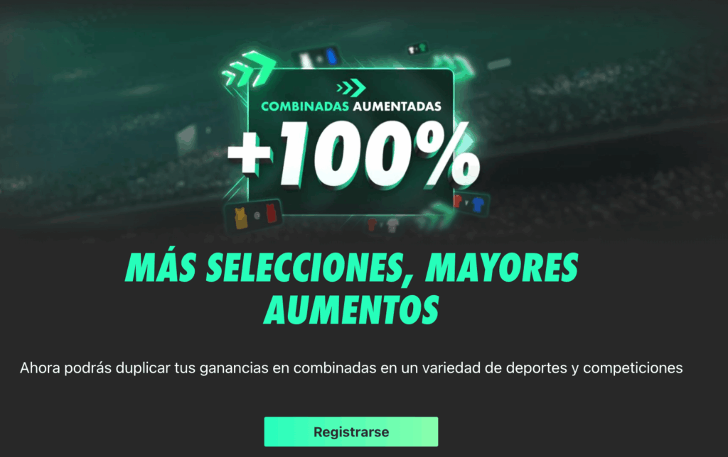 Combinada Aumentada bet365