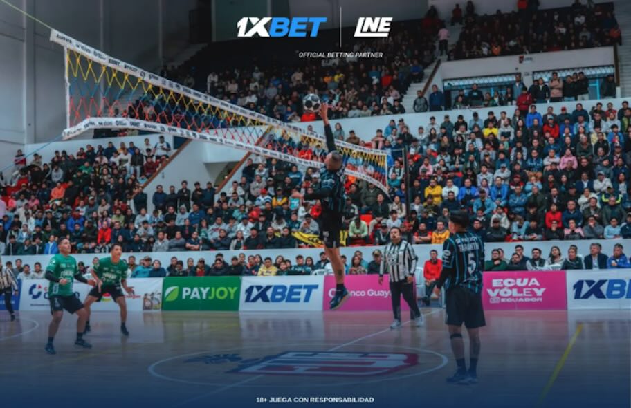 Imagen 1xbet patocinador liga nacional de ecuavoley
