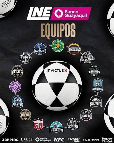Imagen equipos Liga Nacional de Ecuavoley