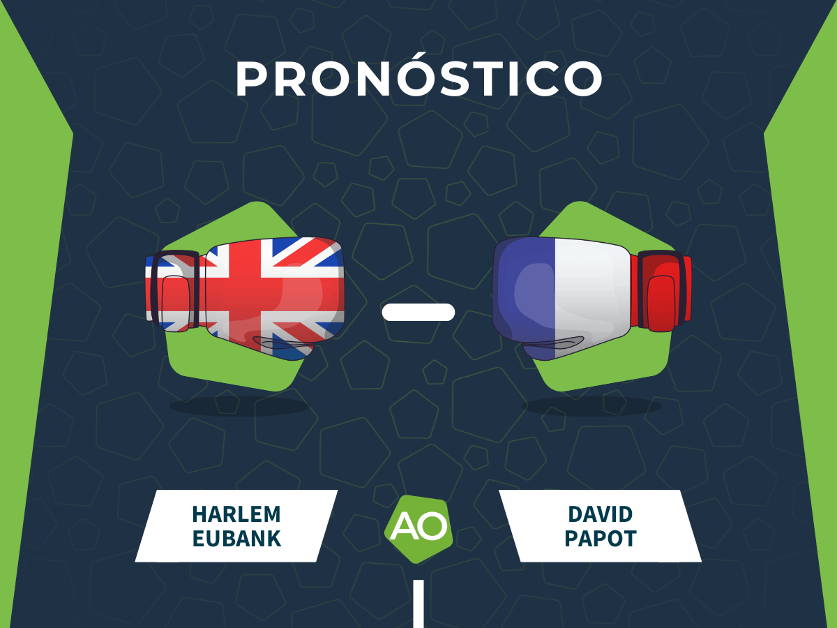 Pronóstico de la pelea entre Harlem Eubank y David Papot el 18/7/26 en Reino Unido.