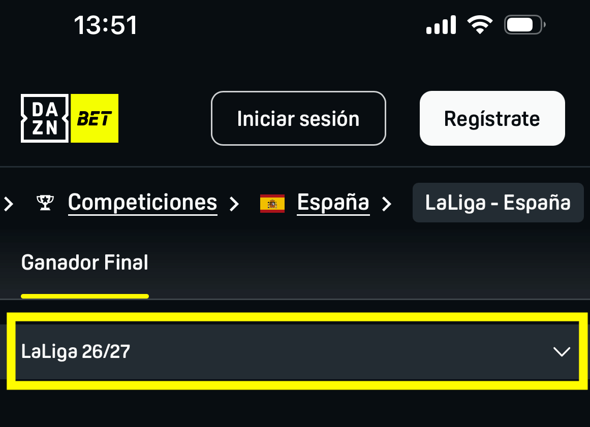 paso 6 daznbet