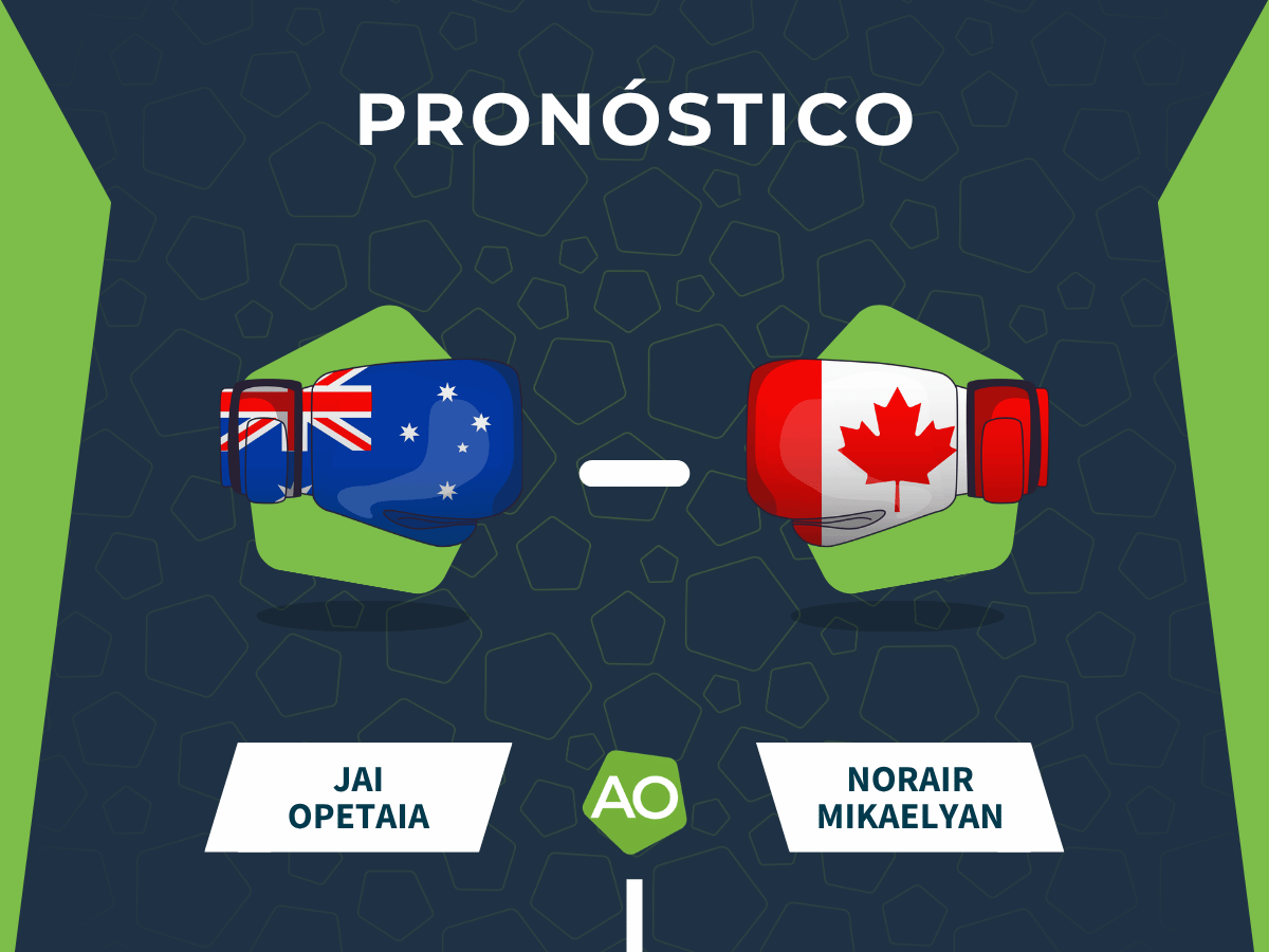 Pronóstico de la pelea entre Jai Opetaia y Norair Mikaelyan el 12 de Septiembre en USA.
