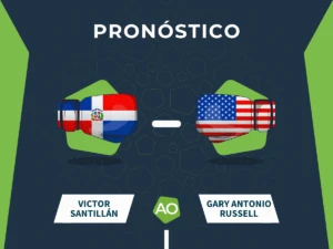 Pron&oacute;stico de la pelea entre Victor Santill&aacute;n y Gary Antonio Russell el 22/08/26 en Las Vegas.