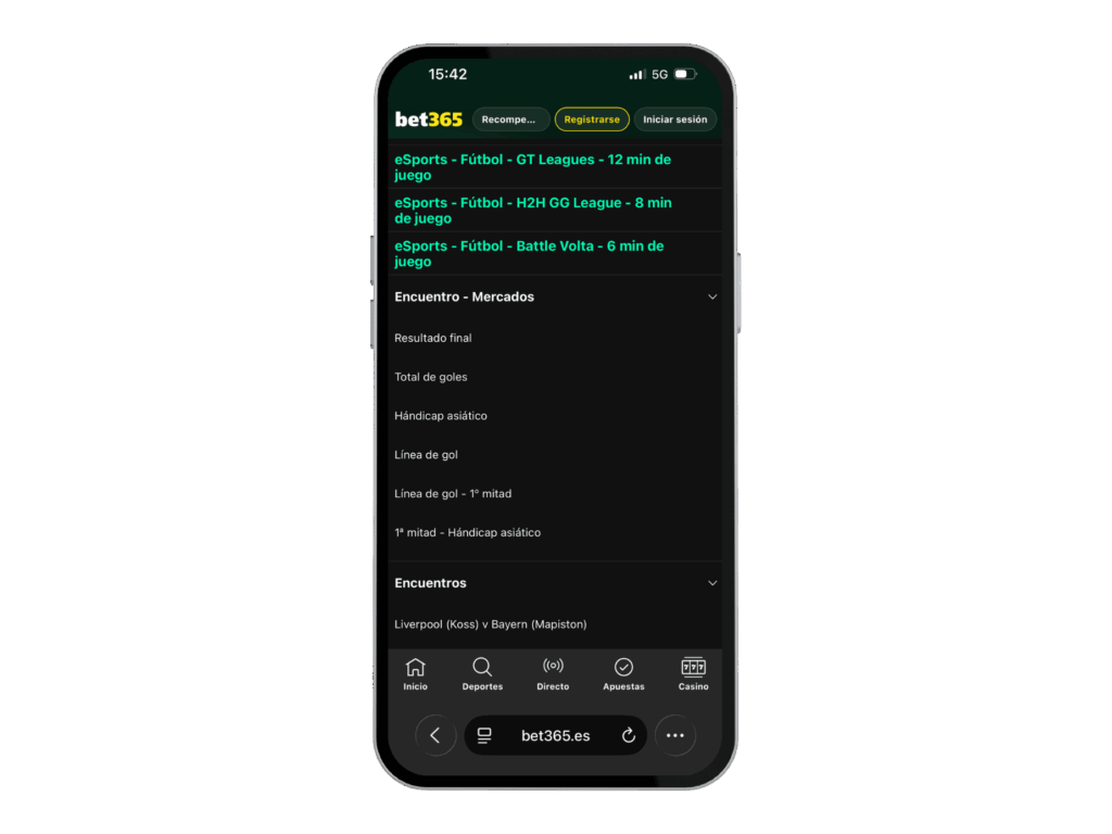 Apuestas FIFA bet365