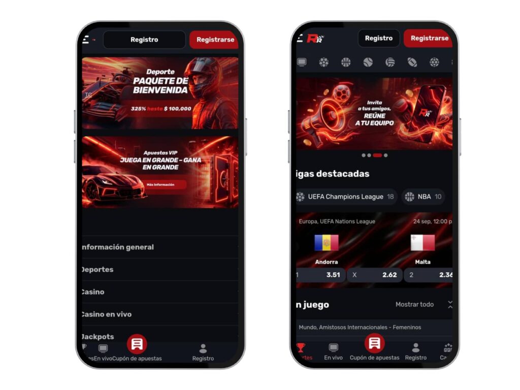 redracer vista previa movil 1